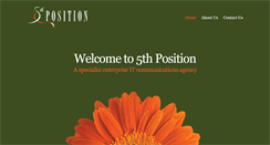 Desktop Screenshot of 5thposition.com